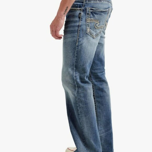 Mens Silver Jeans Brand New Size 42 x 32 - Picture 4 of 14